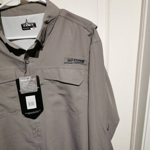 New With Tags Habit Vented UV 40+ Large shirt - Picture 10 of 11
